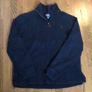Polo Mock-neck Sweater